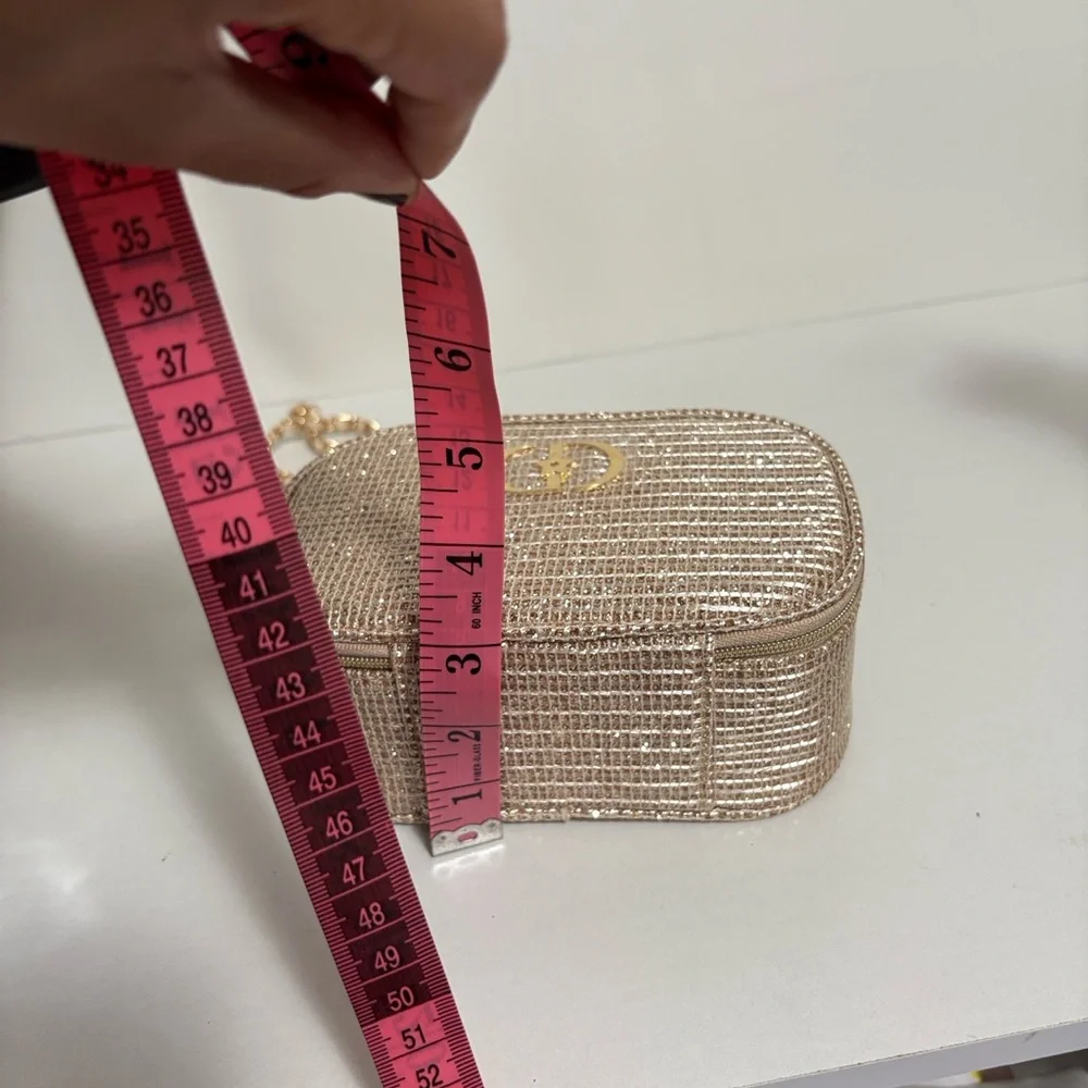 Dior Gold Pouch in Clear Women's Handbag - Picture 10 of 11